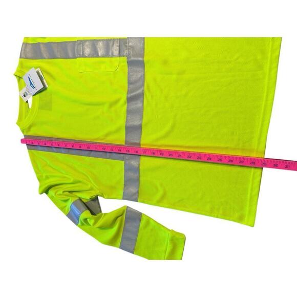 Tri-Mountain Reflective T-Shirt Size L Yellow/Silver NWT - Picture 5 of 8